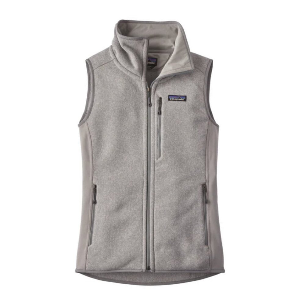 Patagonia Women's Better Sweater Vest Zip Up 26015 Drifter Grey Size L